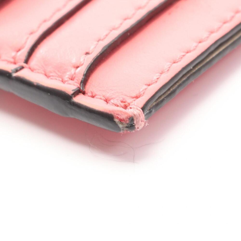 Fendi FF Diamond Business Card Case, Leather, Women's, Beige and Pink - Picture 8 of 9